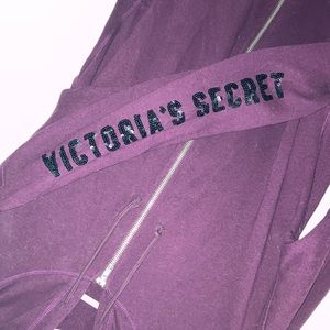 Maroon VS Sequin Hoodie - Small